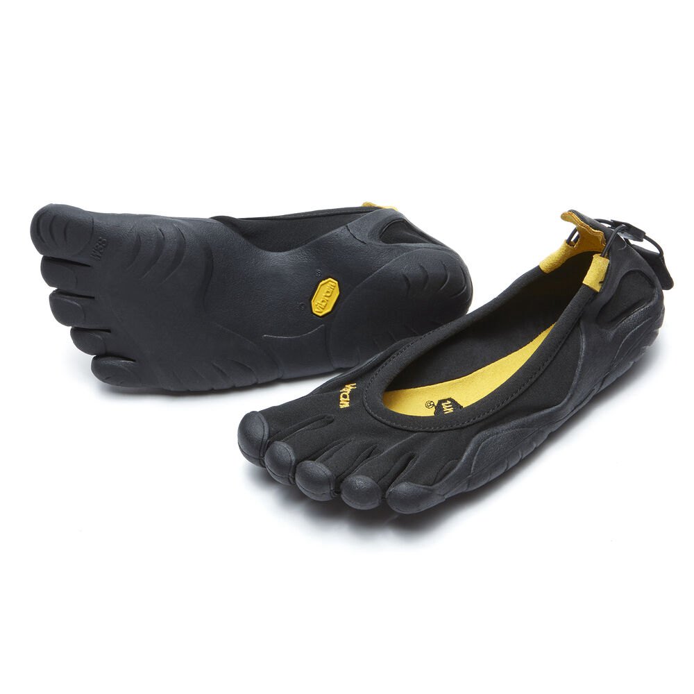 Vibram FiveFingers Dame Barfodet Sko Sort - Classic - 6082SRFBI